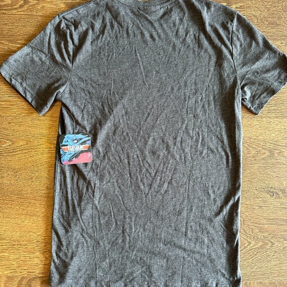 BNWT Gray Top Gun T-Shirt - Size S - Picture 4 of 4